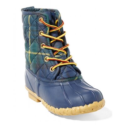 Polo EWAN DIAMOND-QUILTED BOOT 32.5 (Navy)