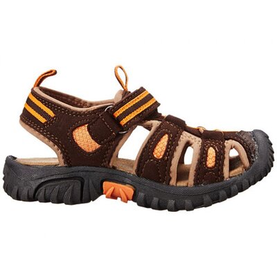 Jumping Jacks Kids Sand Cruiser 32 (Chocolate Brown Microsuede/Brown & Orange Trim)