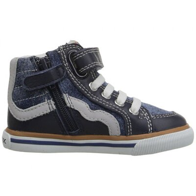 Geox Kids Baby Kiwi Boy 20 (Jeans/Grey)