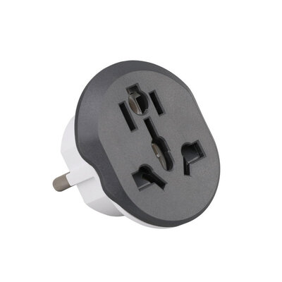 ProZone AC9605 Compact US/UK/AU to EU Plug Gray