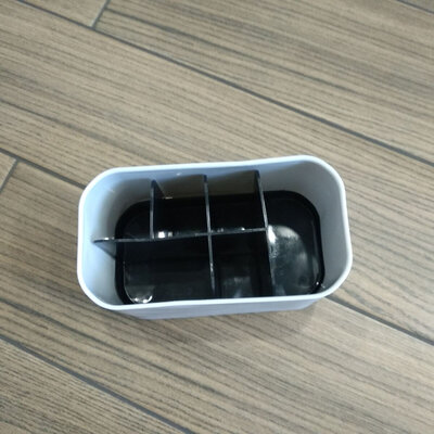 EasyStore Toothbrush Caddy XL-size Black