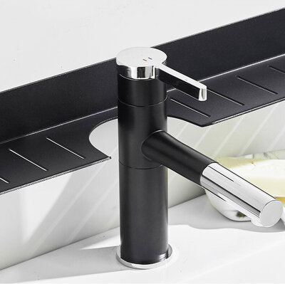 IwConcept BathRack Loft-70cm Notch Black