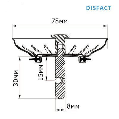 DISFACT KSPS (78mm) 304 Steel