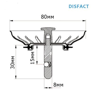 DISFACT KSPS (80mm) 304 Steel