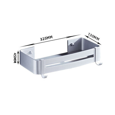 Miken AF-02 (Al-Rectangular) 32cm Silver