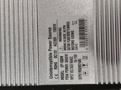 ProZone PU-1500W (UPS 12/220V)