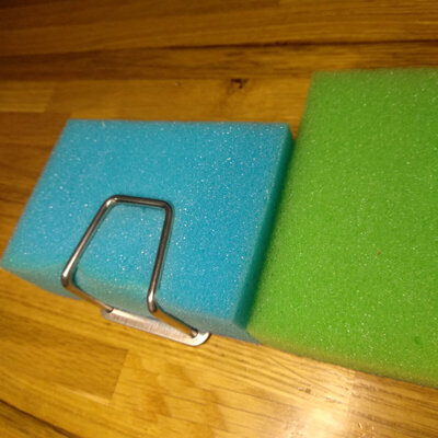 Fumei Sponge Holder (3M) Silver (4pcs)