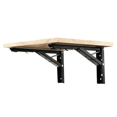 ZUOGANG Fold Bracket F8 - 19.5cm (Slim) Black 2pcs