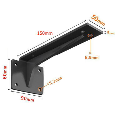 Jinrongda Bracket-M 15cm (Black)