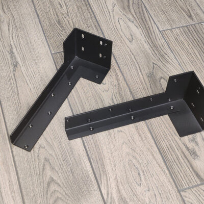 Jinrongda Bracket-B 30cm (Black) 2pcs