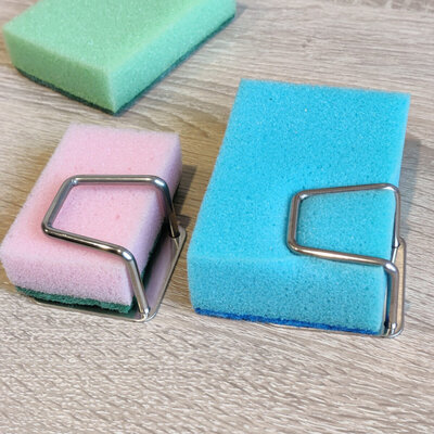 Jelos Sponge Holder (Glue) 2pcs Silver