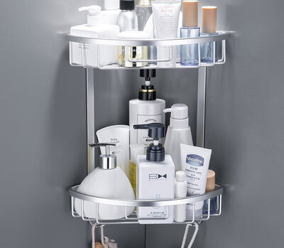 Ermo EM13711 Corner (2 cell) Silver