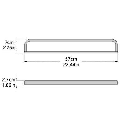 Disfact A8501 57cm Brushed copper