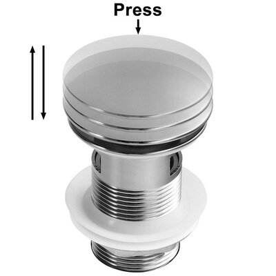 Disfact D120 Click-Clack (With overflow) Chrome