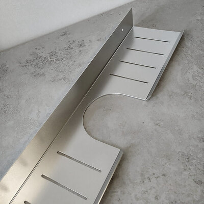 IwConcept BathRack Loft-60cm Notch Silver