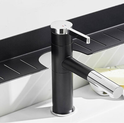 IwConcept BathRack Loft-60cm Notch Black