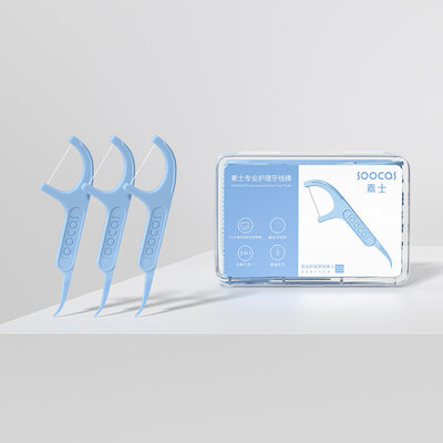 SOOCAS Dental Floss Stick (50pcs) Blue