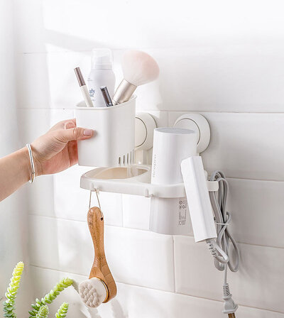 Taili AW597 (Hair dryer holder) White