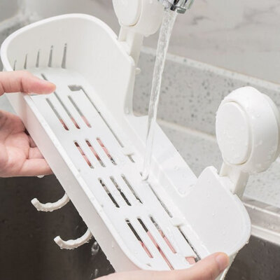 Taili AW633 (Storage Shelf + hook) White