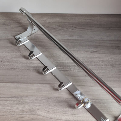 Cady 1803 Towel Bar Double Layers (Silver)