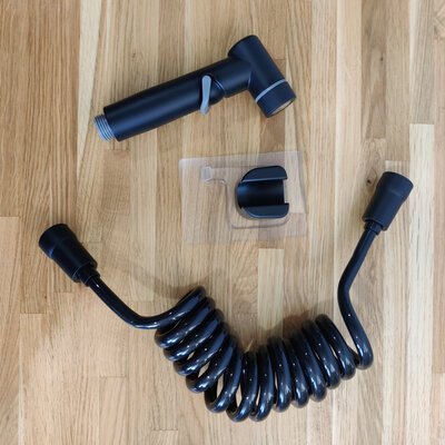 DISFACT D18 (hose + shower + holder) Black