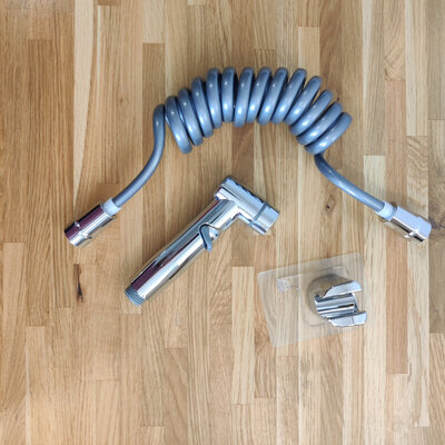 DISFACT D18 (hose + shower + holder) Chromium