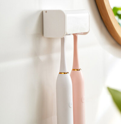 KM-Japan Electric Toothbrush Holder 810 2T (White)
