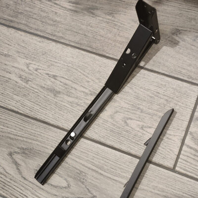 ZUOGANG Fold Bracket F14 - 34cm (Slim) Black 2pcs