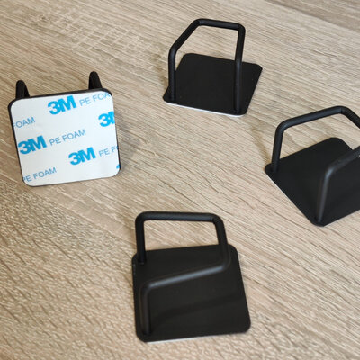 Haowa Sponge Holder (3M) 4pcs Black 