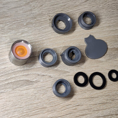 Lanfey CH-001 Silver + adapters