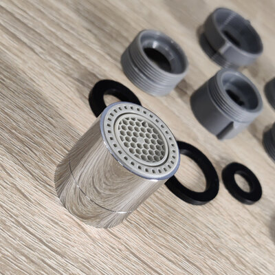 Lanfey CH-001 Chrome + adapters