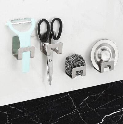 IWConcept Sponge Rack L-50 Silver 4pcs