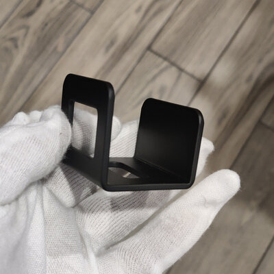 DAXINI Sponge Holder L003 Aluminium 2pcs Black