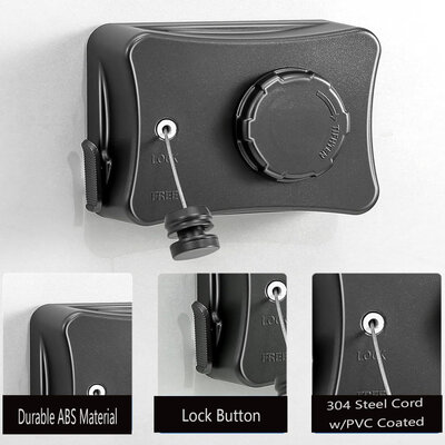 Disfact Clothesline-1 5.1m Black