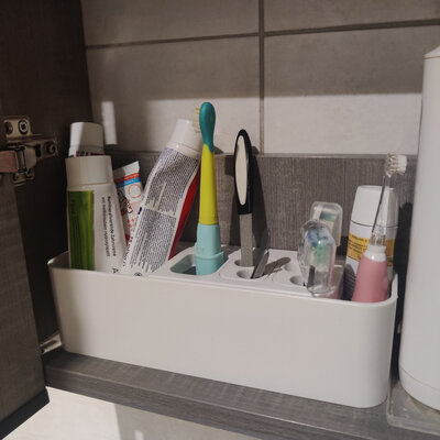 ProZone Toothbrush Caddy W-0121 White