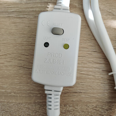 PRCD ZJLB-16-1 30mA (1.2m) White 