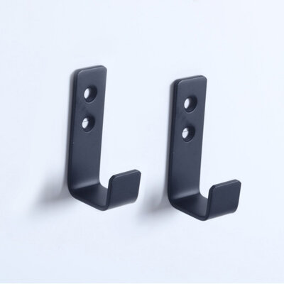 Disfact L-hook 2pcs Black