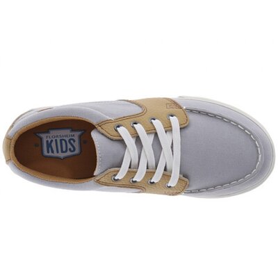 Florsheim Kids Flash 4-Eye Ox Jr. 29 (Gray)