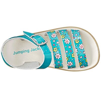 Jumping Jacks Kids Poppy 20 (Turquoise Leather/Multi Trim)