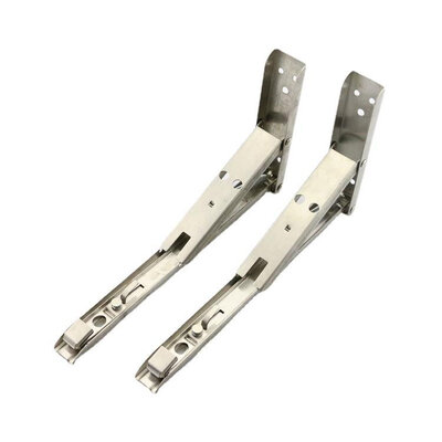 ZUOGANG Fold Bracket F12 - 29cm (Slim) Silver 2pcs