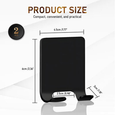 Disfact KKA-304 SUS304 2pcs Black