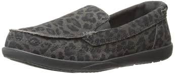 Crocs Walu Leopard Print Leather 36 (light grey/graphite)