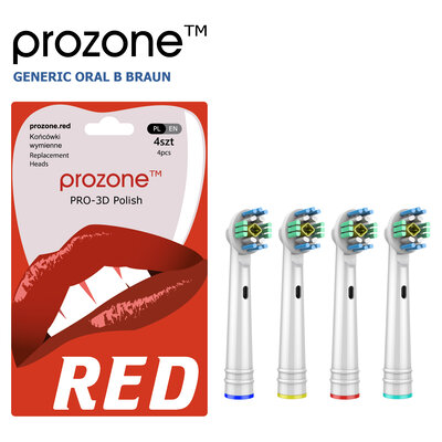 ProZone PRO-3D Polish 4pcs for ORAL-B
