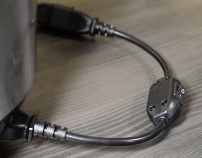 E-JUN C14-C13 Switch Cable 10A