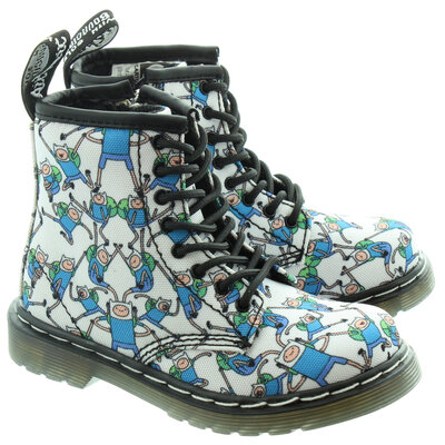 Dr. Martens Kid's Collection Delaney 33 (Finn Print)