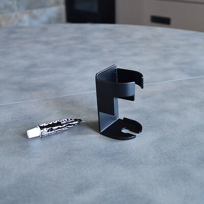 Fumei Toothbrush Wall Aluminum (Black)