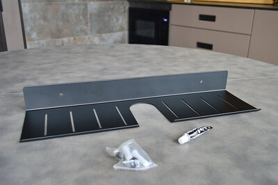 IwConcept BathRack Loft-40cm Notch Black